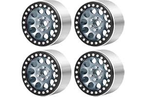 Runup 2.2 Beadlock felgi, przedłużona piasta metalowa do 1/10 Axial Wraith 90048 RR10 SCX10 TRX4 TRX6 części (tytan)