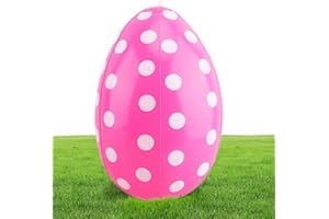 LQTSLFM Palloncini Uovo di Pasqua,PVC Palloncini di Decorazione per Pasqua Giardino Home Decor (rosa)