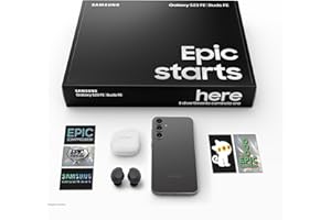 Samsung Galaxy S23 FE Graphite + Galaxy Buds FE Graphite, Smartphone display Dynamic AMOLED 2X 6.4'', Android 14, Camera 50MP, 8GB RAM, 128GB, Cuffie Bluetooth True Wireless (ANC) [Versione italiana]