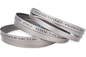 3 x M42 HSS sågband för bimetall 1140 x 13 x 0,65 mm med 10/14 ZpZ, bandsågblad