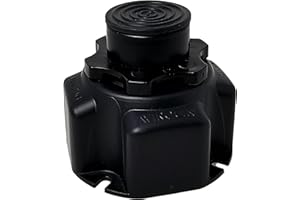 Wirquin 30724315 Lot de 4 pieds réglables noirs pour receveur de douche