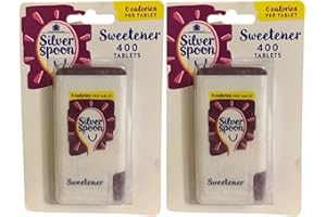 Silver Spoon Sweetness & Light Sweetener Tablet (400 per Pack) - Pack of 2