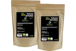 ‎MICHEL´S NATURPRODUKTE Michel´s Naturprodukte Bio Kurkuma Pulver 1kg (2x500g) Rohkostqualität Gewürz Indischer Safran Gelbwurzpulver Curkuma Curcurmin