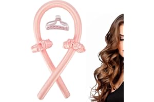 EVEMATE [Kit Complet] Boucles sans Chaleur - Bandeau de bigoudis sans chaleur pour cheveux courts et longs - Pour cheveux bouclés