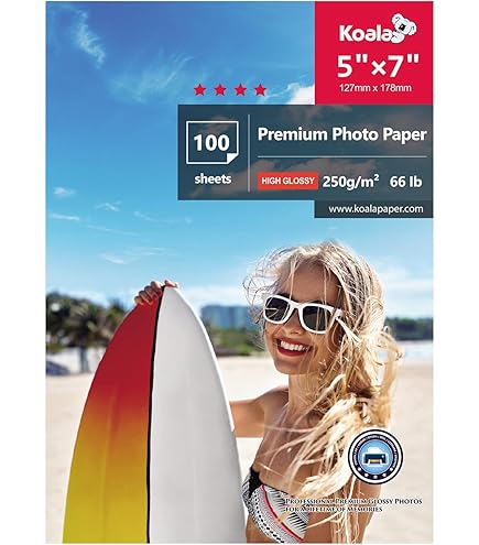 Carta Fotografica Lucida Blue Swan 13x18 Cm - 200 Gsm, 100 Fogli, Alta Risoluzione - Foto 7