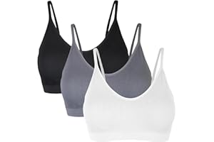 Basic Treasure 3er-Pack Bustier Damen BH ohne Bügel, Bügelloser Seamless Komfort Bra, Bustier ohne Bügel, mit abnehmbare Polsterung, Nahtloser, gepolsterter und Soft BH