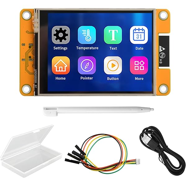 Raspberry Pi Zero 2 W DIYmalls Nextion Enhanced 2,4 Zoll HMI Display Resistiver Touchscreen 5V TFT LCD 320 X 240 Für Arduino ESP32 (NX3224K024 Raspberry Pi 4