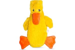 FGA MARKETPLACE Duck Flat NO farsz NO Squeak Pluszowa zabawka dla psa, zabawny styl zabawi psa przez wiele godzin, zalecany dla małego i średniego psa 53 cm długości