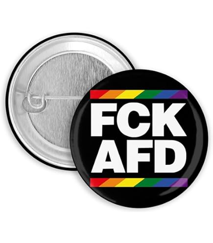 DIFLAX 100 Stück FCK AFD Sticker Set - Politische Aufkleber 5x5cm
