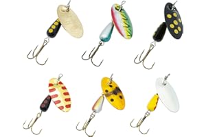 Panther Martin Fishing Lures 6-Pack All Time Greatest Fish Catcher World Famous Spinning Lures in Value Kit Spinners for Trout, Salmon, Panfish, Bass, Crappie & Perch