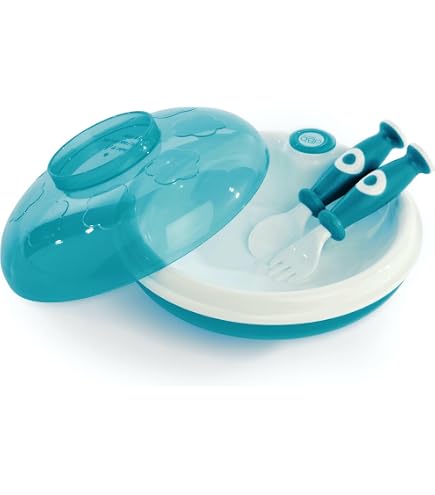 Assiette De Sevrage Thermique Nuvita 1429 – Garde Les Petits Plats De Bébé Bien Chauds, Pratique Et Sûre - 12