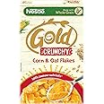 Nestlé Gold Crunchy Corn & Oat Flakes - Breakfast Cereal With Immuno-Nutrients|Made With Whole Grains & The Goodness Of B Vitamins, Calcium & Vitamin D, 475 Gram, Bag-In-Box Pack