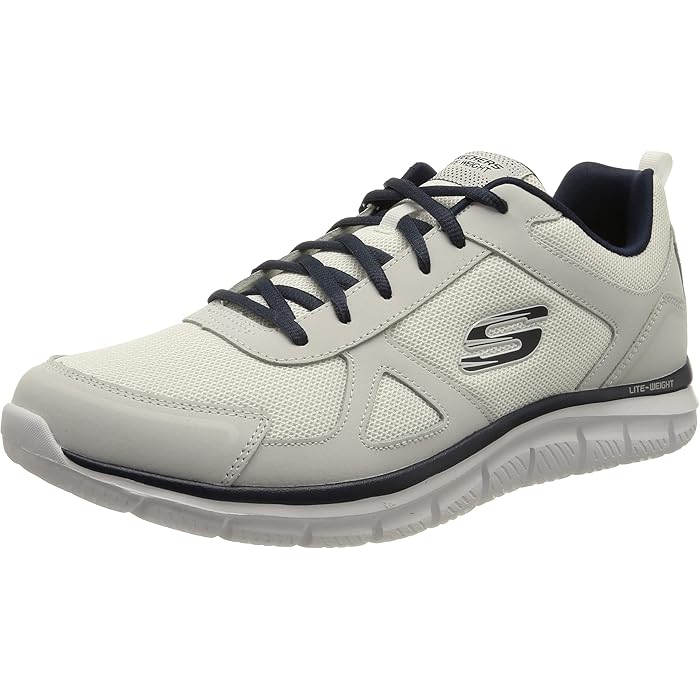 Scarpe skechers track-scloric 52631-nvy scarpe da ginnastica basse uomo