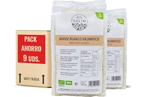 ECO-SALIM ECO SALIM - ARROZ BLANCO BASMATICO BIO PACK 9 UDS.