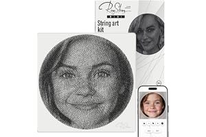 RingString DIY Mini Construction Kit Skapa ett konstverk med tråd från dina foton