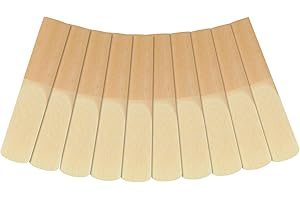 Classic Cantabile ASB 10 Pack Alto Saxophone Reeds – Strength: 2.0, ES, Cutting, Durable, Reeds, Individually Wrapped in Plastic Pocket Display Book Folder