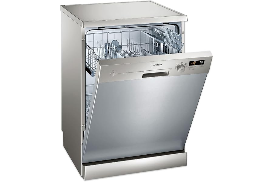 Siemens 5 Programs 12 Place Settings Free Standing Dishwasher