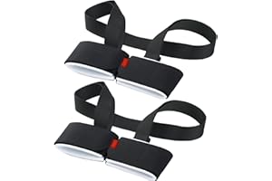 SENBALER 2 Pezzi Cinghie per Sci Regolabili,Tracolla Sci per Bambino Adulto,Trasporto Snowboard,Attrezzatura Sci