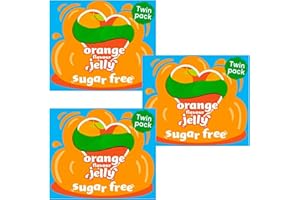 HAMPERLY GIFTS Jelly Bundle Containing Hartley Orange Flavour Jelly Crystals Sugar Free in Twin Pack 23g (3 Pack)