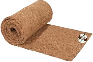 ApexTide Natural Coconut Fiber Liner Roll (3m*0.3m/120" x 12") Thick Coco Coir Mat for Hanging Baskets, Planters, Wall Troughs, Window Boxes & Reptile Bedding