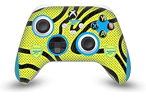Head Case Designs Officially Licensed Arsenal FC Away 2023/24 Crest Kit Vinyl Sticker Gaming Skin Decal Cover Compatible With Xbox Series X/S Controller