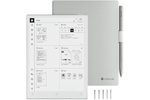 VIWOODS Upgraded Bundle with AiPaper Mini, 8.2’’ AI E Ink Tablet with Adjustable Light, 292PPI Electronic Notebook with Pen, Portable 230g, 128GB Storage Note Taking Device