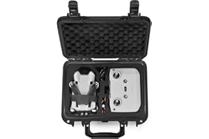 LEKUFEE Small Waterproof Hard Case Compatible with DJI Mini 4 Pro Drone/DJI Mini 3 Pro/Mini 3 Drone/DJI RC N2/RC N1 and Accessories (Case Only)(NOT FIT DJI RC/RC 2)