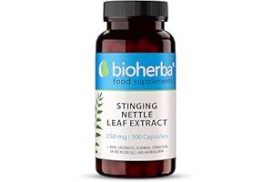 Ortie – 100 Gélules de 250 mg | Extrait d’ortie avec fer – Complément végétal – par BIOHERBA