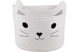 Bigepige Cesto Ropa Sucia, Cesto Juguetes Infantil, Cesta Organizadora Bebe Almacenaje Juguetes Organizador Baño Gatos Decoracion Habitacion