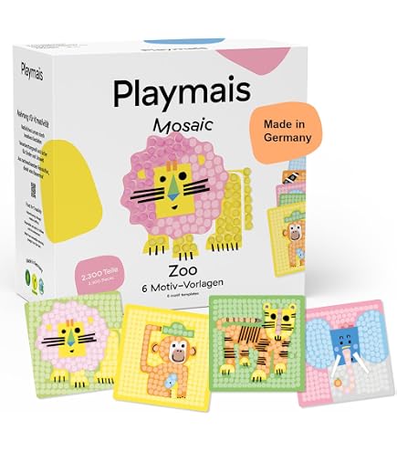 Playmais Mosaic Fantasy Dragon – Set De 2300 Piezas De Maíz Para Crear Mosaicos, Material Ecológico Y