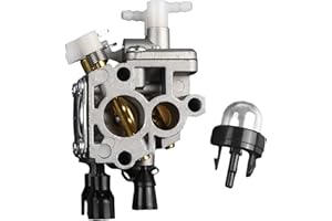 OCEANLEND Carburateur et ampoule de rechange pour taille-haie STIHL HS46 et HS56, 1 carburateur et 1 ampoule d'amorçage, facile à installer