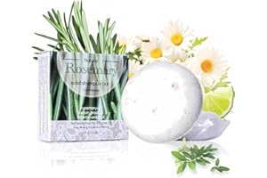 Duoffanny Shampoo Bar Conditioner for Hair Growth Cleanse Moisturize Nourish Strengthen Handcrafted Soap Safe Hair Care For Men & Women All Hair Types Plastic-Free 60g (Rosemary)