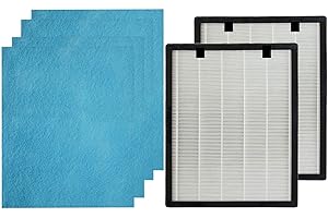 PUREBURG Confezione da 2 filtri di Ricambio HEPA 4 in 1 di Ricambio e 4 prefiltri compatibili con Un purificatore d'Aria UN142 imbattibile