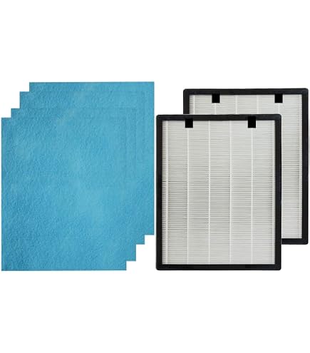 PUREBURG Filtri HEPA H13 Per Pro Breeze PB-P01 – Confezione Da 2, 4 Stadi Con Carbone Attivo
