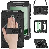BRAECN Case for Samsung Galaxy Tab Active 5 /Tab Active 3-8 Inch | Rugged Case with 360&deg; Rotation Bracket, Hand/Shoulder Stra