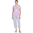Max Cotton Women Printed Capri Set
