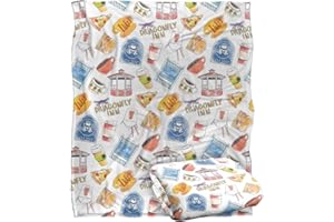 LOGOVISION Gilmore Girls Silky Touch Superweiche Kuscheldecke für Mädchen, 152 x 127 cm