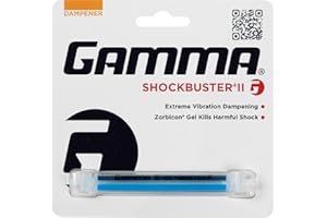 Gamma Shockbuster II Amortisseur de Vibrations pour Raquette de Tennis avec Gel Zorbicon avancé pour Une réduction maximale des Vibrations