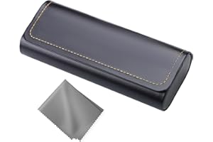 Eyglajdd Brillenetui Hardcase, Premium PU Leder Brillenetui