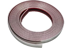LUMONIC Chrome Dekoracja 18mm x 5m Samochodowa Chromowana Taśma Uniwersalna Samoprzylepna Elastyczna