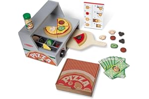 Melissa & Doug Upiec Pizza Lada Zestaw do Zabawy Dla Dzieci | Wiek 3+ Lata| Udawaj bawisz się | Prezent dla chłopca lub dziewczyny