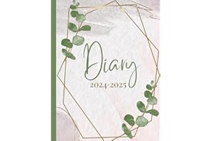 Academic Diary 2024-2025 Month to View A4: 2-Year Calendar Organizer from January 2024 to December 2025 | 24 Months Calendar & Planning Ahead for Your Project or Personal Journal.