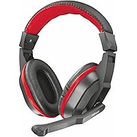 Trust Ziva Cuffie Over-Ear da Gioco con Microfono a Scomparsa, Nero