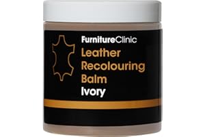 Furniture Clinic Bálsamo recolorante del Cuero Restaura el Cuero de sofás, sillones, Asientos de Coche – Repara el Cuero Descolorido y con arañazos – Restaura el Color – 16 Colores