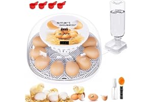 VIOWEY Incubators for Hatching Eggs, 12-24 Egg Incubator with Automatic Egg Turning and Humidity Control, Automatic Water Adding, LED Egg Candler, for Hatching Chickens, Duck, Quail, Goose Eggs