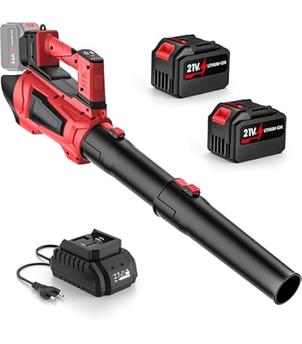 Olubfdh 21V Akku Laubbläser - 255 Km/h Power Für Garten & Schnee