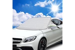 WONSAR Parasole Auto Parabrezza, Parasole Parabrezza, Parasole per Auto, Copri Parabrezza per Auto, Protezione Contro i Raggi UV, Antigelo, Antighiaccio, Adatto la Maggior Parte dei Veicoli, bmw