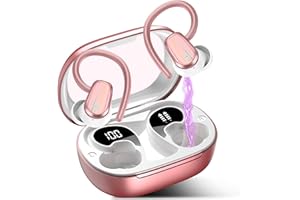 OYIB AI Language Translation Earbuds Real Time with Video and Audio Calls, 50H Bluetooth 5.4 Translator Earbuds with 7 Trans Modes/164 Language, 3-in-1 Translation Device fit Travel/Business,Rose Gold