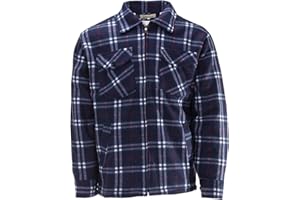 HOANG Herren Thermojacke Arbeitsjacke Thermohemd Holzfällerhemd kariert Größe M-3XL