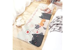 MOSHOINOT Tapis de Passage Tapis Runner Moderne Lavables Tapis de décoration Rectangle bébé Tapis Coureur d'enfant Duveteux Tapis pour Enfants Salon Chambre Grands ​Tapis de Jeu Bebe 40 x 120 cm